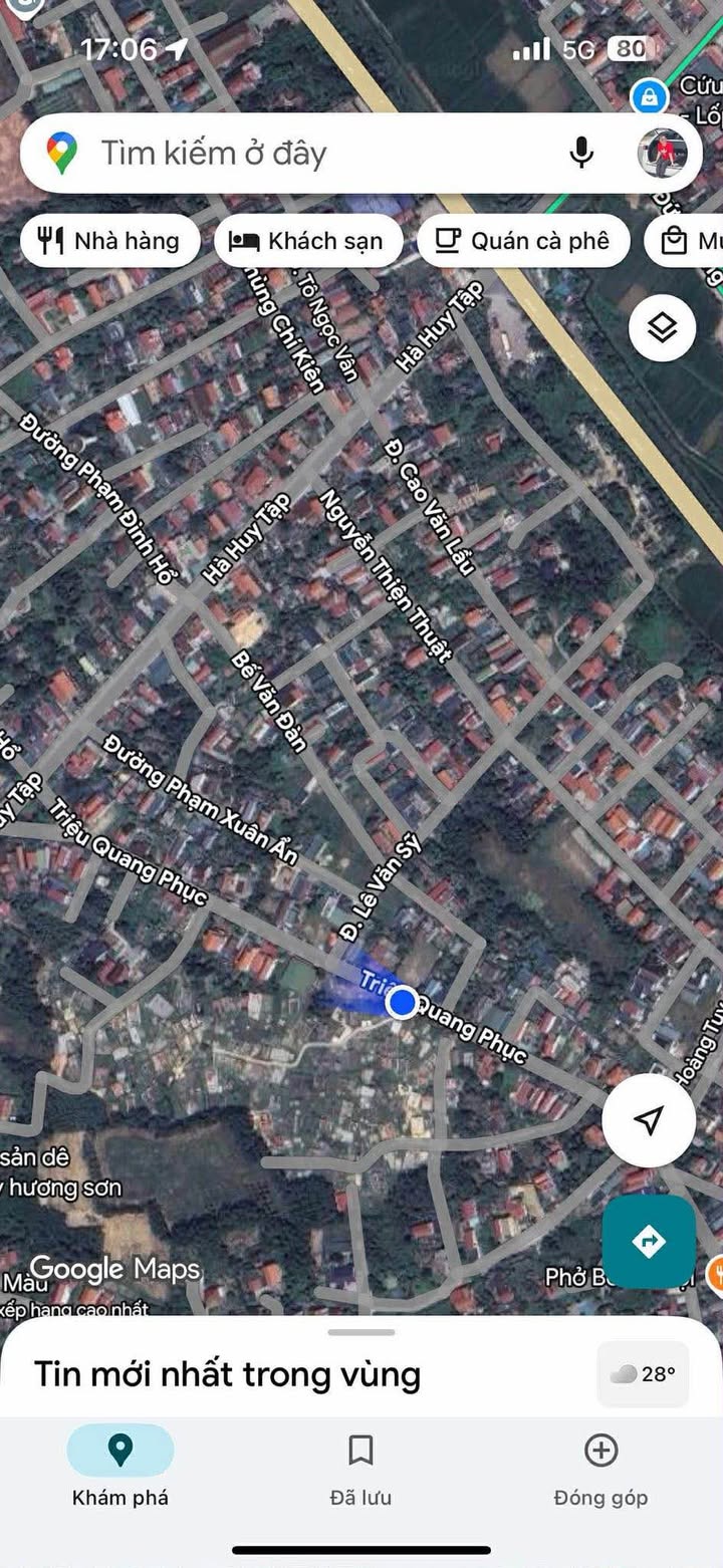 Nhà phố đường Triệu Quang Phục, phường Nam Lý, 100m² giá 1.3 tỷ - Đường ô tô tránh nhau thoải mái!