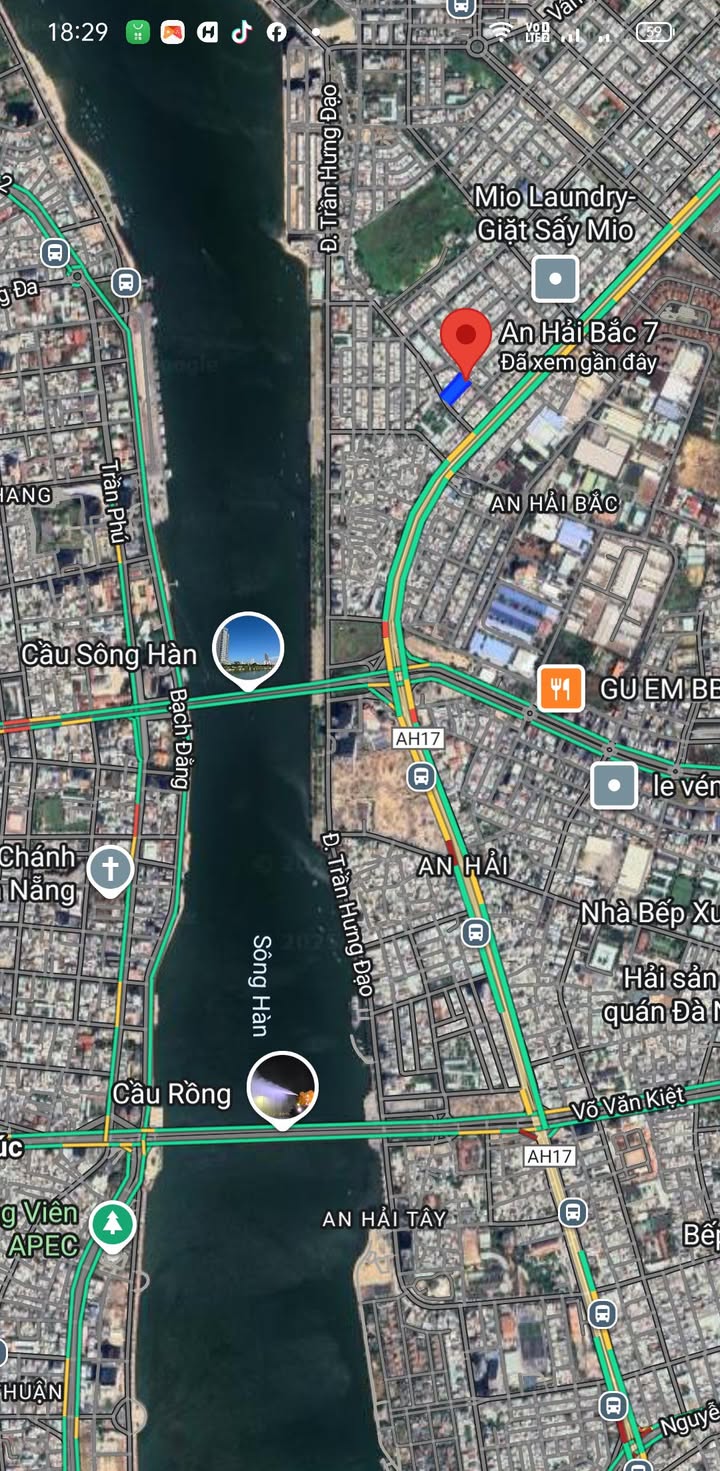 Đất mặt tiền đường An Hải Bắc 7, Sơn Trà, Đà Nẵng 105m² giá 7.6 tỷ - Đầu tư sinh lời ngay!