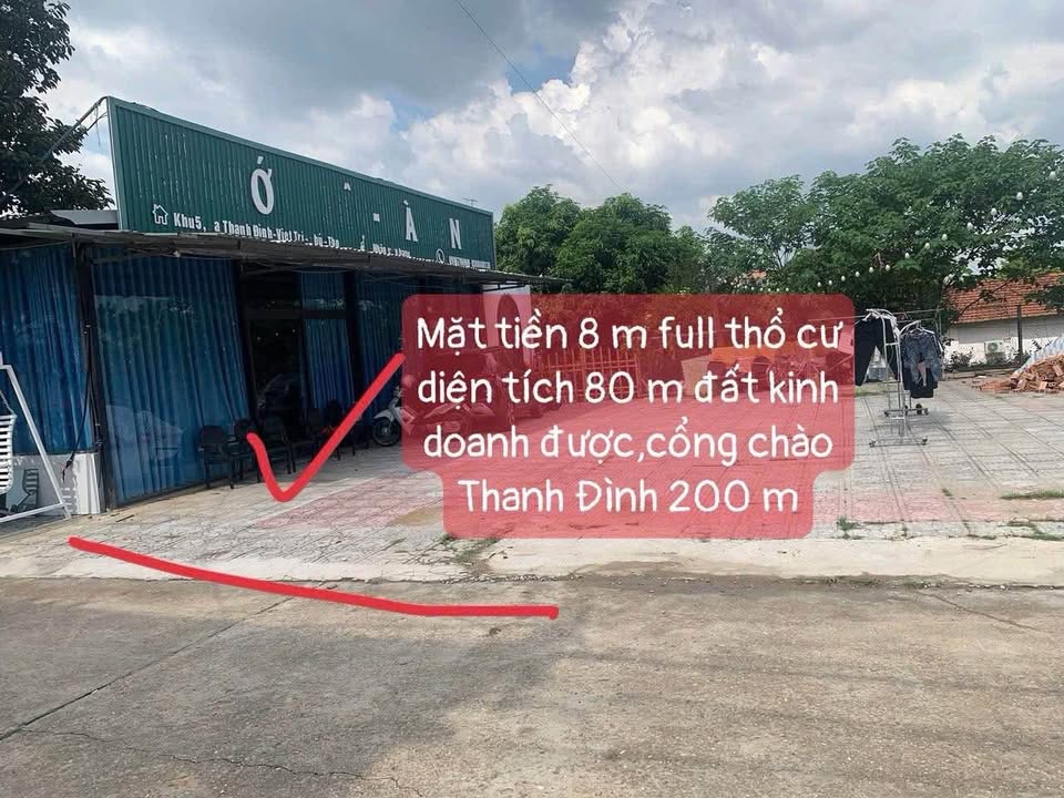 Đất thổ cư 80m² tại Thanh Đình, Việt Trì - Giá chỉ 1 tỷ, đầu tư sinh lời!