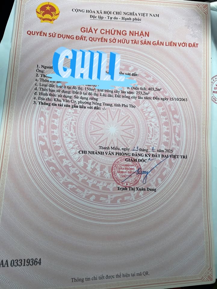 Đất vườn Gò Mun, Nông Trang, 403.2m² giá 8.2 tỷ - Phù hợp xây biệt thự