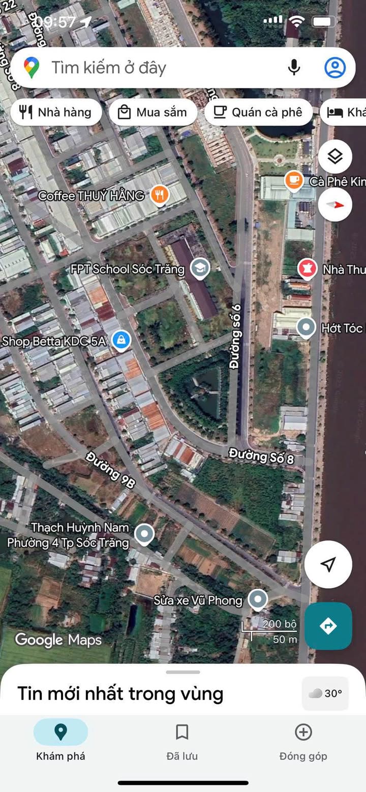 Đất nền liền kề gần trường FPT, Sóc Trăng 140m² - Cơ hội đầu tư lý tưởng!