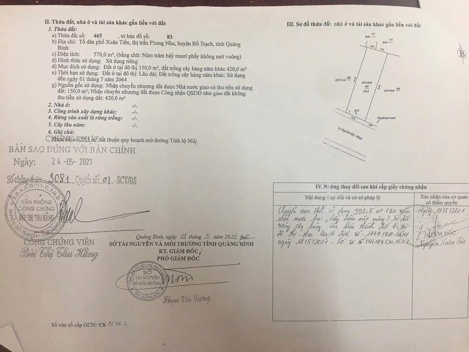 Bán FrontHouse Phố Tây Phong Nha 570m² - Giá Thương Lượng Hấp Dẫn!