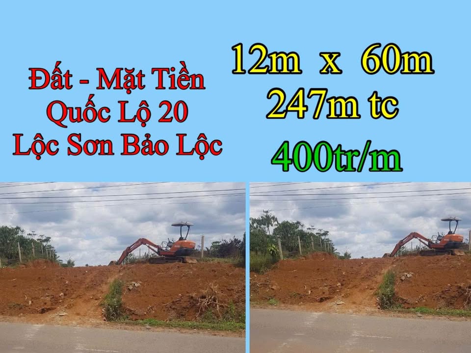 Đất mặt tiền Quốc Lộ 55, Lộc Sơn, Bảo Lộc - Diện tích 720m² giá 34.56 tỷ - Đầu tư sinh lời!