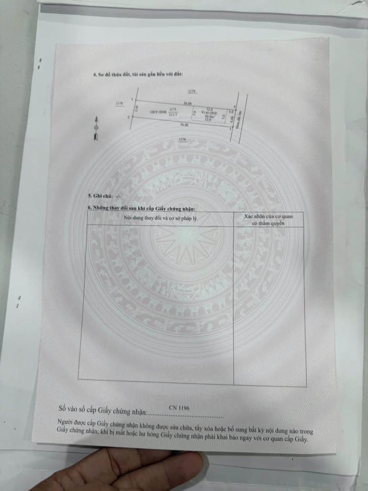 Đất thổ cư Long Hoa 215,7m² giá 295 triệu - Đầu tư sinh lời ngay!