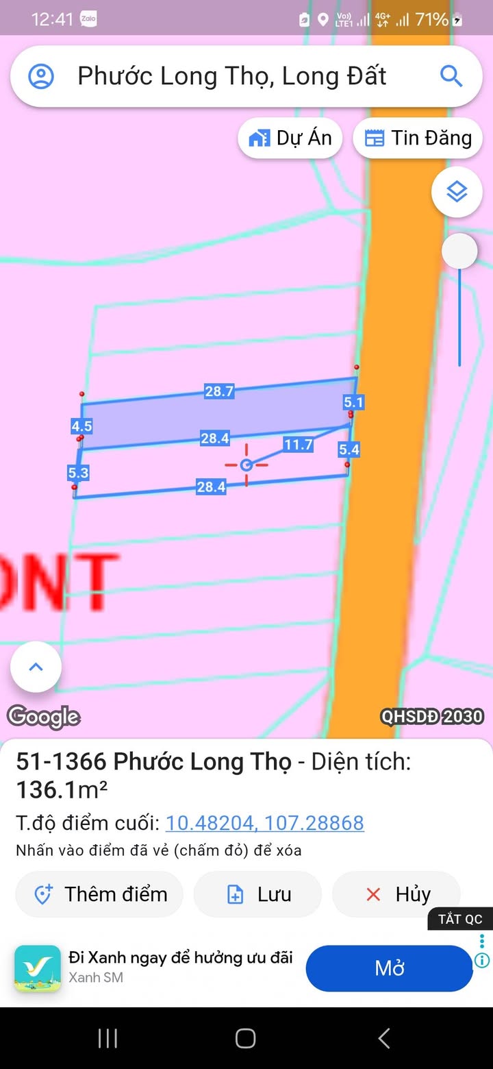 Đất nền Phước Long Thọ 140m² giá chỉ 1.7 tỷ - Cơ hội đầu tư hấp dẫn!