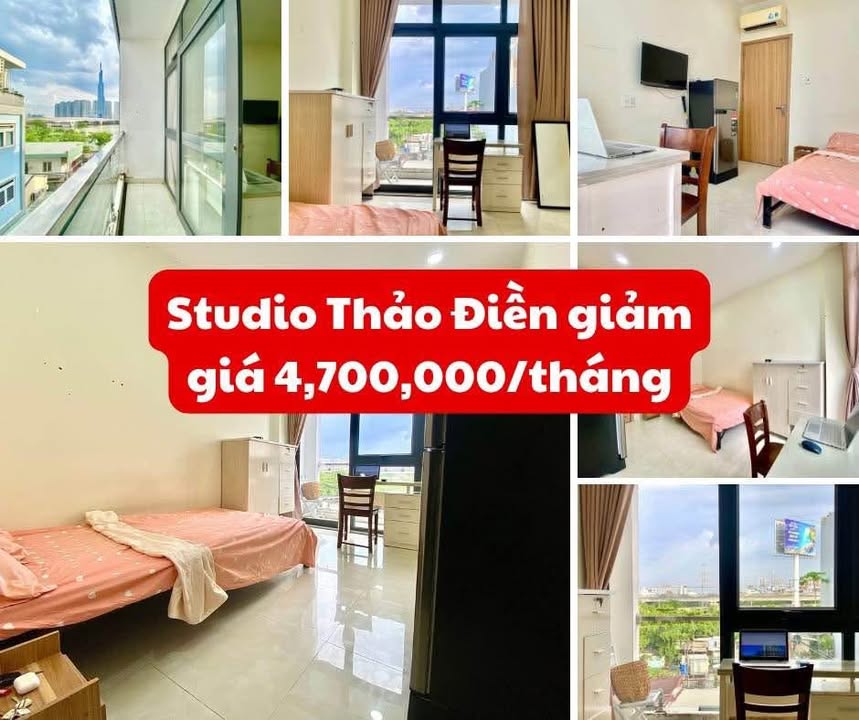 Căn hộ dịch vụ Thảo Điền 38B - Chỉ 4.7 triệu/tháng - Dọn vào ở ngay!