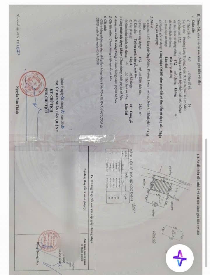 Nhà phố đường Nguyễn Duy Trinh Q9 28m² giá 2.3 tỷ - Chính chủ bán gấp!