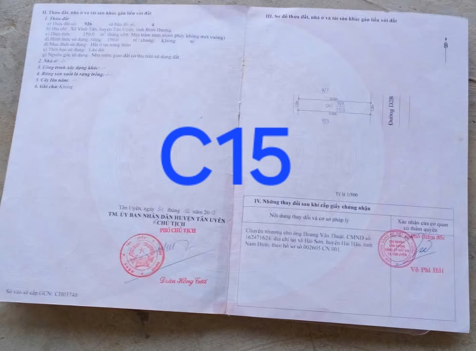 Đất nền Vĩnh Tân 150m² giá 2.25 tỷ - Đầu tư sinh lời ngay!