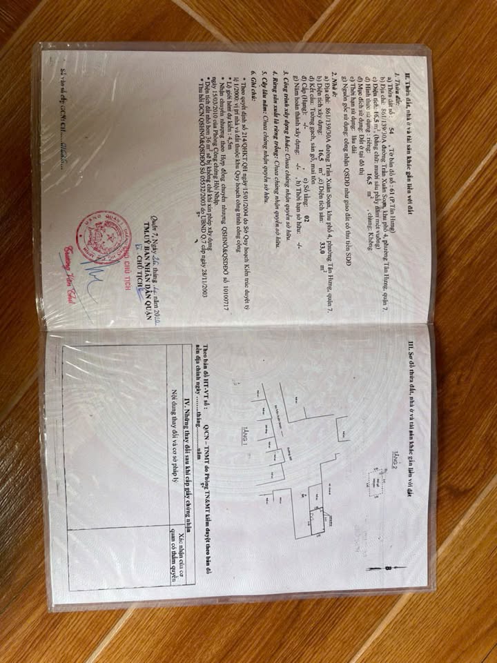 Nhà chính chủ Hẻm 861 Trần Xuân Soạn, Q.7, 33m² giá chỉ 2.35 tỷ - Cơ hội tuyệt vời!