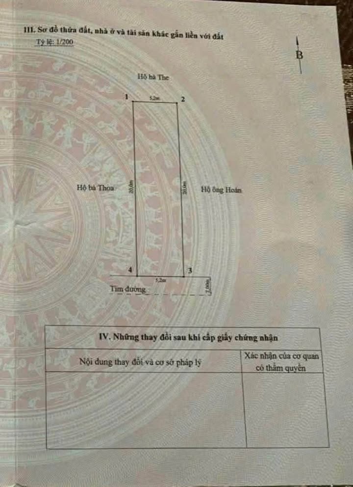 Đất mặt đường Thư Trung, Hải Phòng 104m² - Hướng Nam, giá 5.72 tỷ - Đường ô tô tránh nhau!