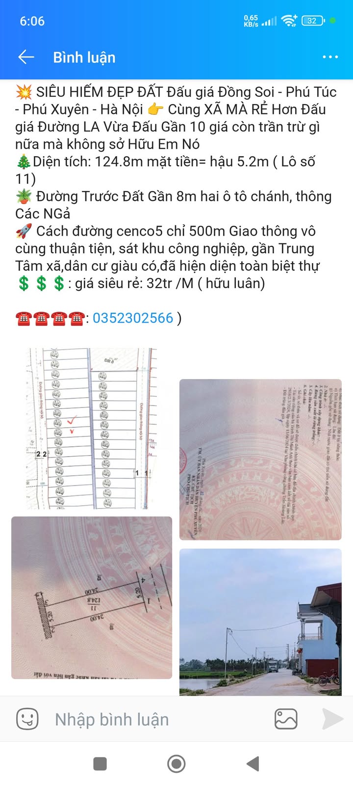 Đất đấu giá Đồng Soi, Phú Túc - 124m² chỉ 4 tỷ - Cơ hội đầu tư tuyệt vời!