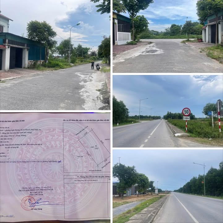 Đất nền Cửa Lò 270m² giá 4.28 tỷ - Cơ hội đầu tư vàng!