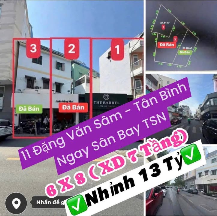 Nhà phố Đặng Văn Sâm, Tân Bình 48m² giá 13.8 tỷ - Vị trí đắc địa, không thể bỏ lỡ!