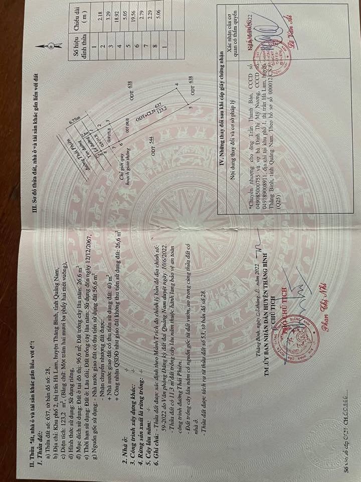 Đất nền đường Thái Phiên, Thị trấn Hà Lam 125m² giá 1.6 tỷ - Chính chủ bán gấp!