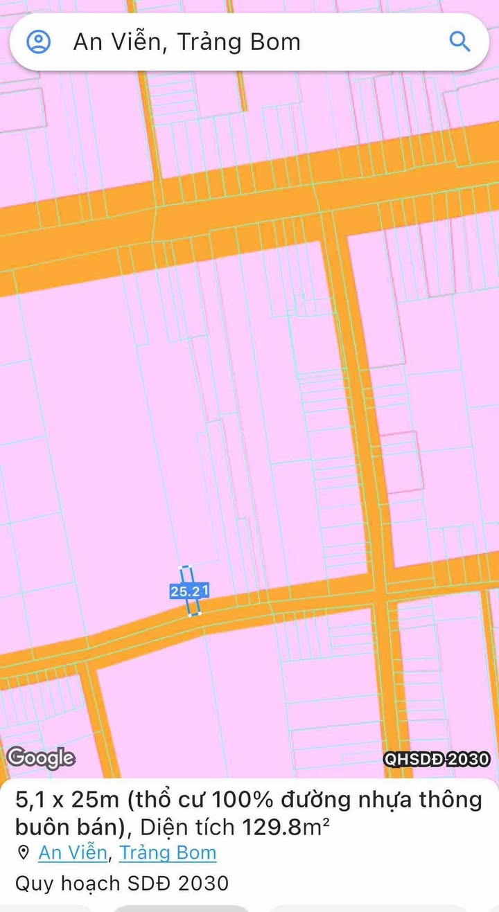 Đất thổ cư 95m² ấp 4 An Viễn - Giá 1.2 tỷ - Sổ đỏ chính chủ!