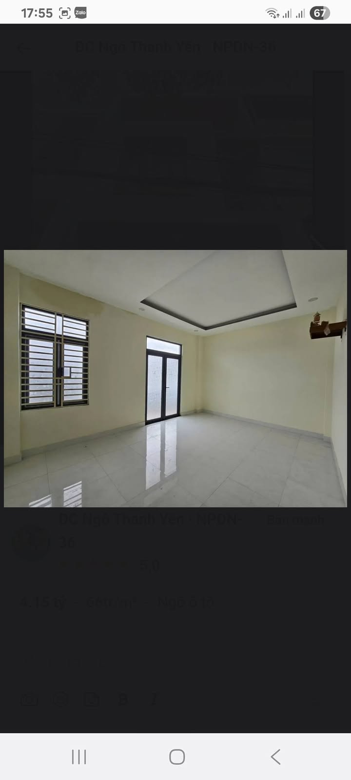 Nhà 3 tầng Trần Đình Nam 63m² giá 4.15 tỷ - Thiết kế hiện đại, chính chủ!