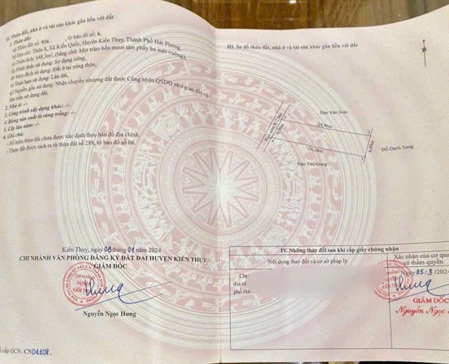 Đất nền Kiến Quốc - Kiến Thụy 148m², giá 1.3 tỷ - Đầu tư sinh lời ngay!