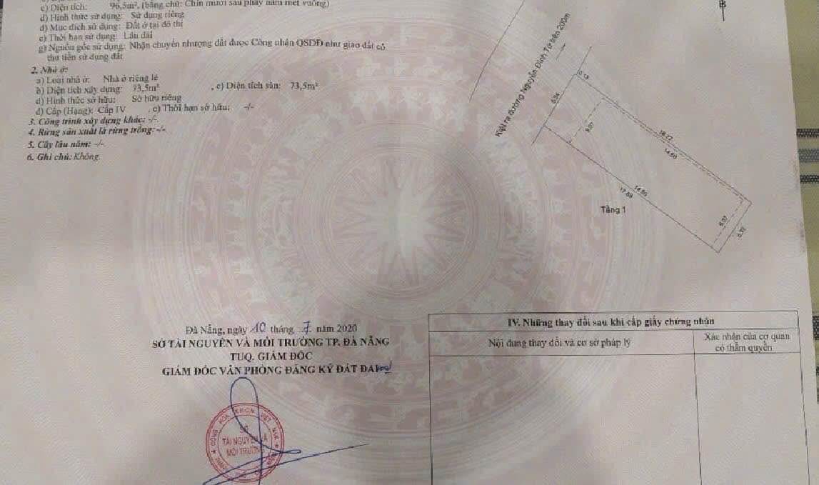 Nhà cấp 4 Gò Dư, Hòa Minh, Liên Chiểu, Đà Nẵng 97m² giá 3.65 tỷ - Đầu tư sinh lời!