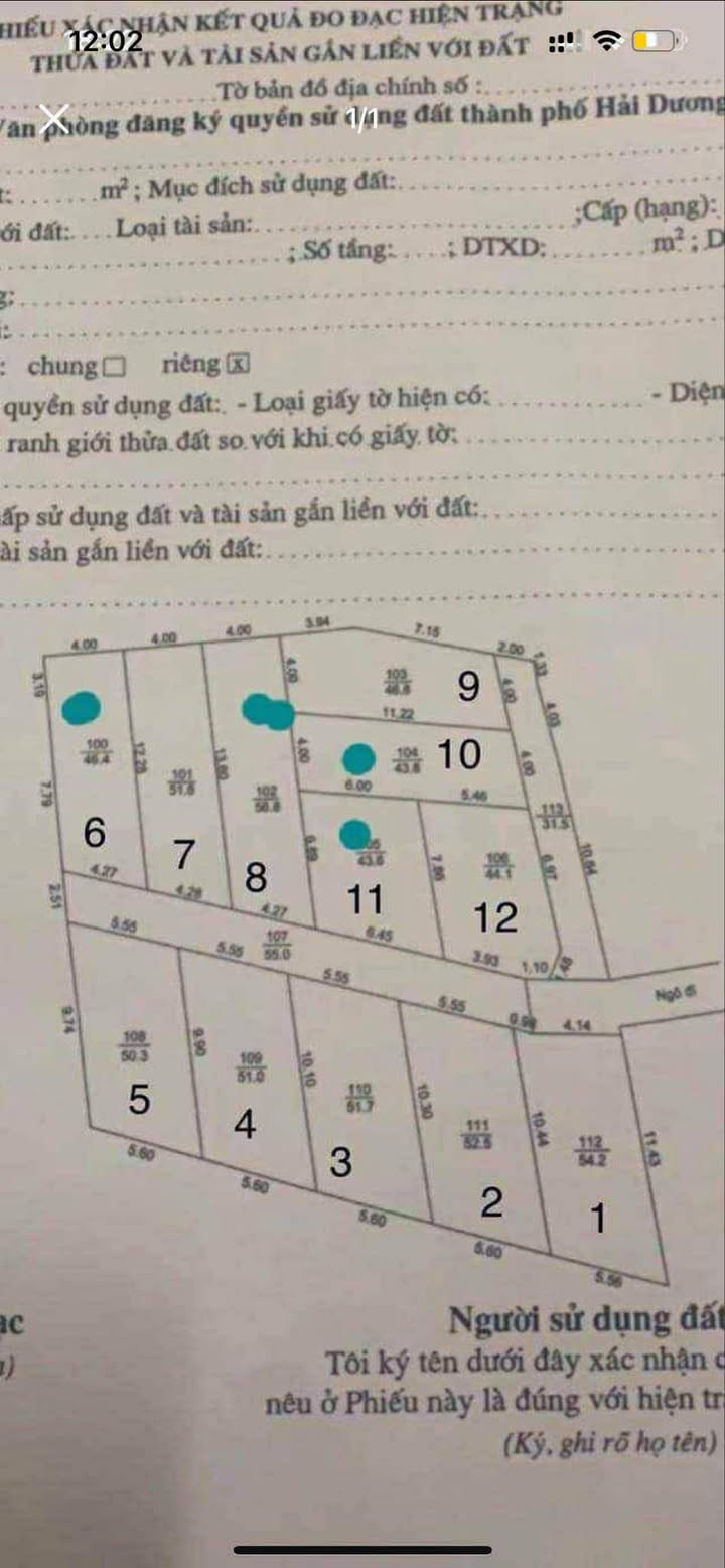 Đất nền Bảo Thái Tân Hưng 46.4m² giá 600 triệu - Ngõ ô tô vào tận nơi!