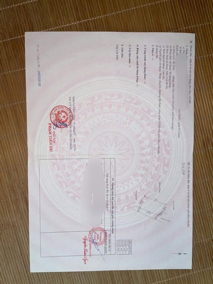 Nhà riêng Trần Nguyên Hãn Hải Phòng 28m² giá 1.75 tỷ - Sổ đỏ chính chủ, ngõ thông thoáng!