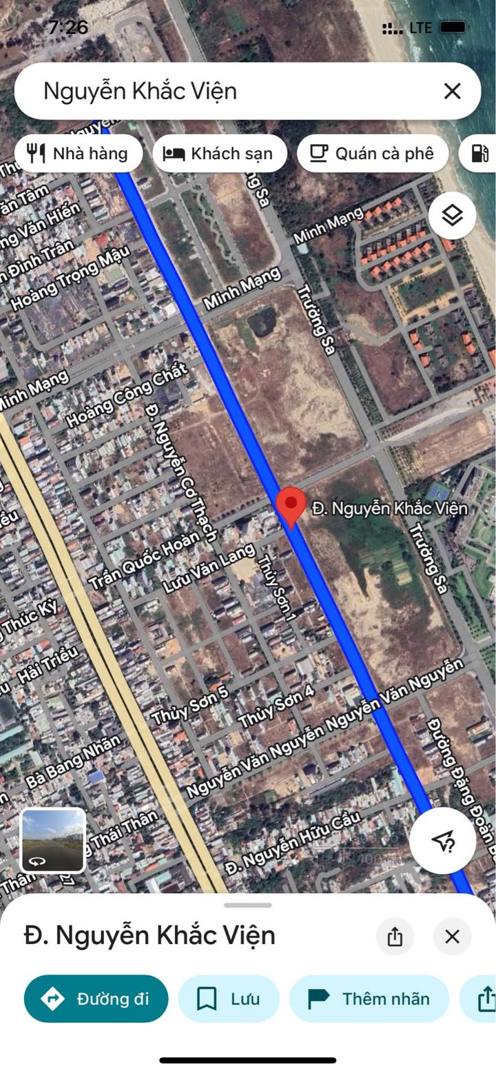 Đất nền đường Nguyễn Khắc Viện, Đà Nẵng 250m² - Vị trí đẹp xây cao tầng!