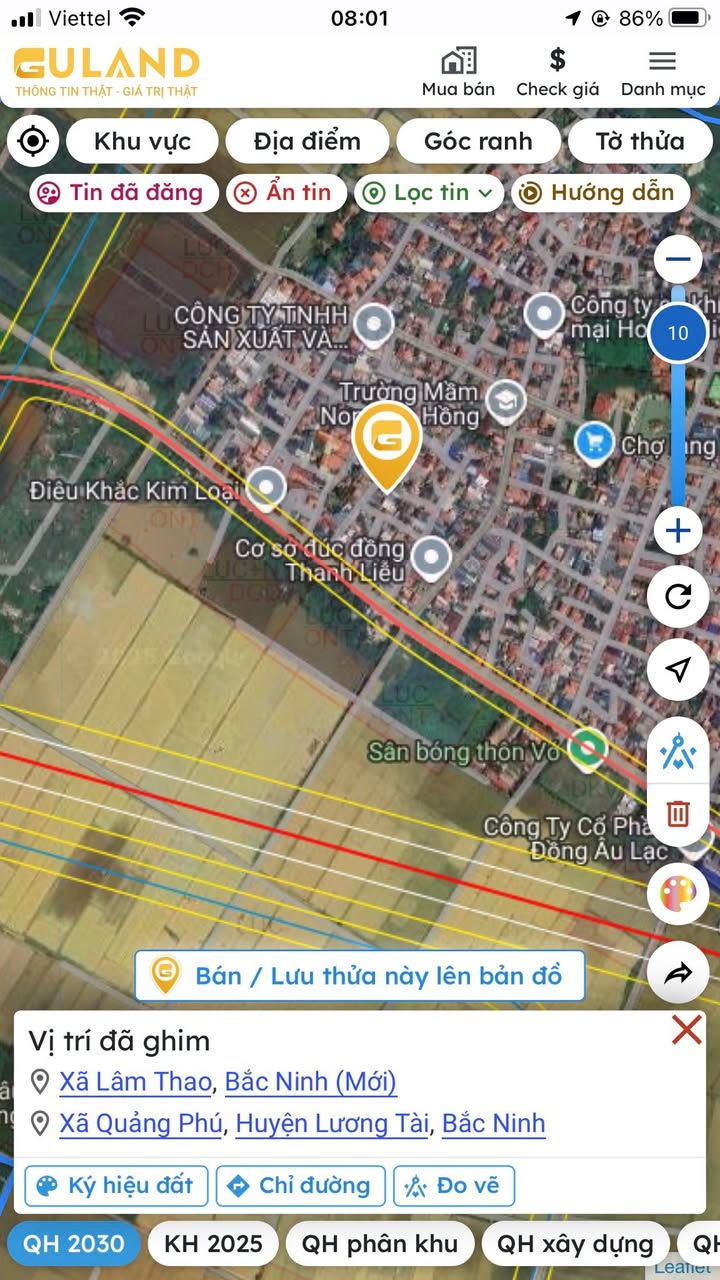 Đất nền Lương Tài Bắc Ninh 255.9m² giá thỏa thuận - Cơ hội đầu tư sinh lời đột phá!