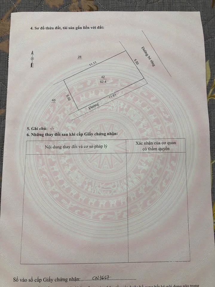 Lô đất đẹp tại phường Thống Nhất, Hòa Bình 62,4m² chỉ 800 triệu - Cơ hội hiếm có!