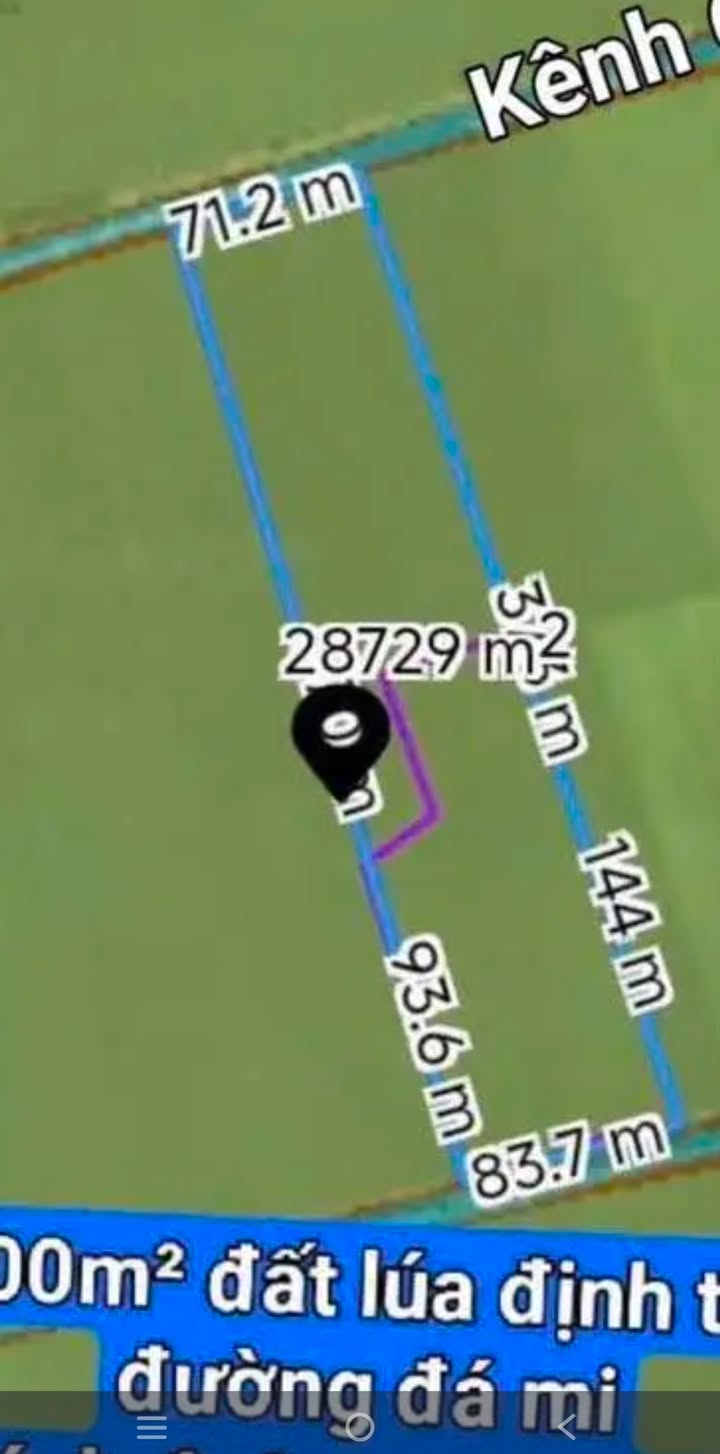 Đất Lúa 29 Công Định Thành An Giang giá chỉ 3.77 tỷ - Cơ hội đầu tư tuyệt vời!