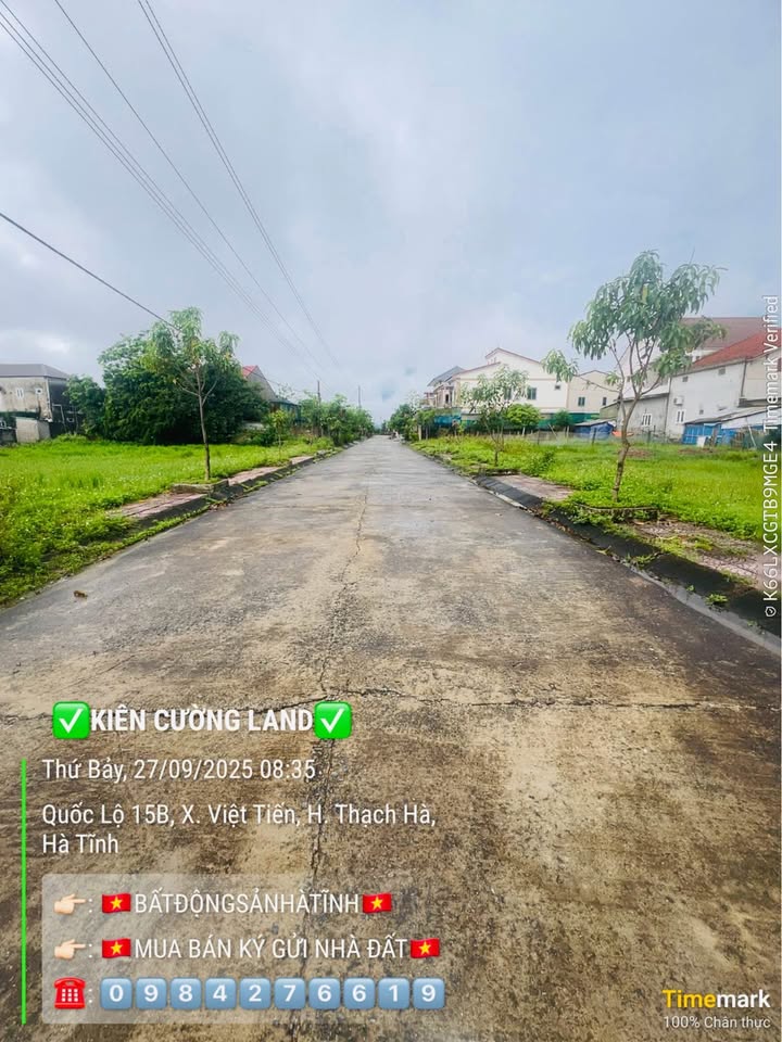 Đất nền Thạch Hà 150m² giá 2.8 tỷ - Vị trí đắc địa gần KCN VSIP!