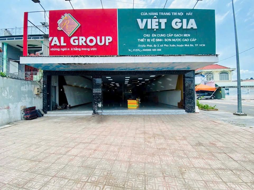 Cho thuê nhà góc 2 mặt tiền tại Huỳnh Tấn Phát 300m² - Giá thuê chỉ 58 triệu!