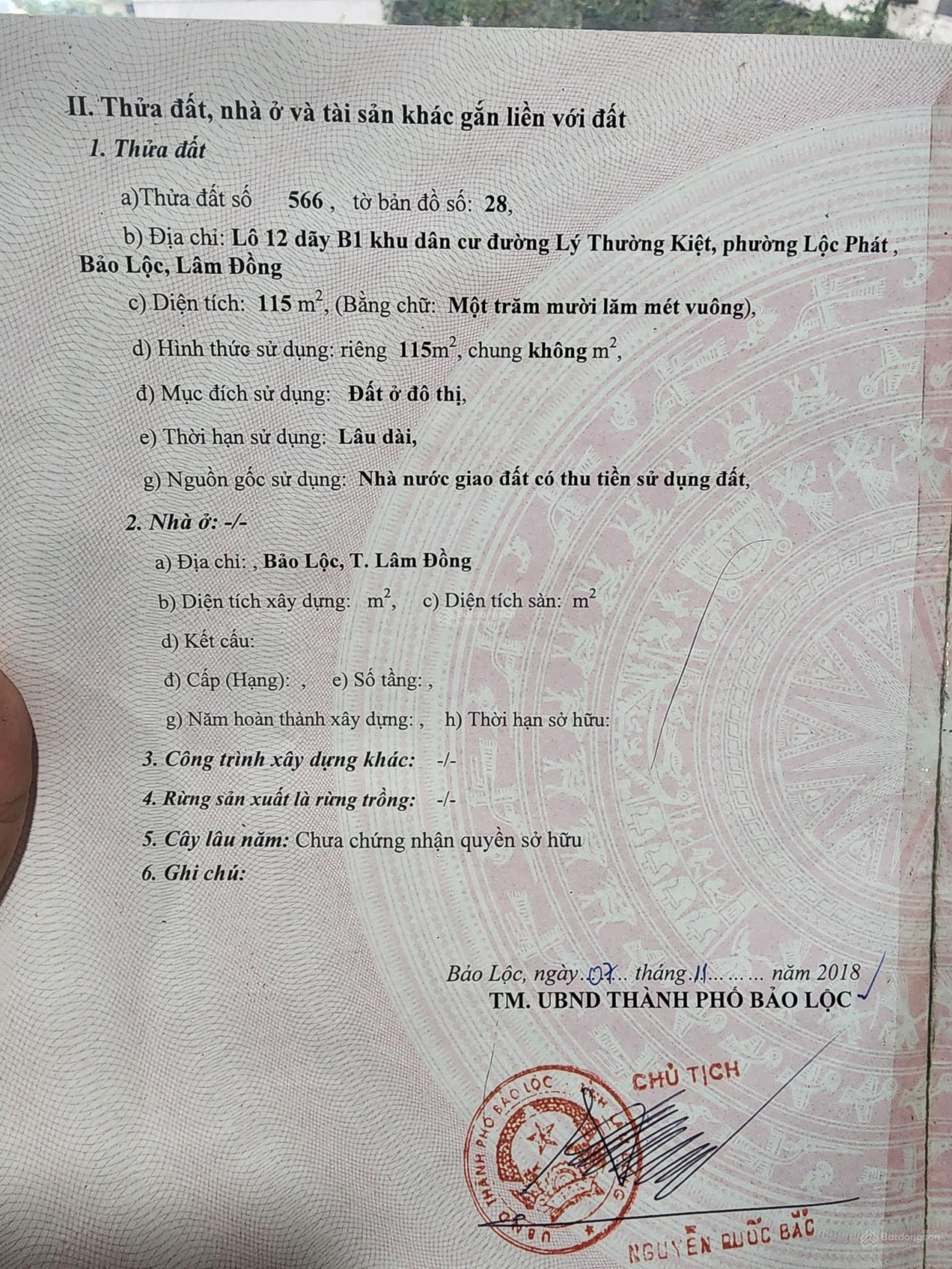 Đất nền Nam Phương City Bảo Lộc 115m² giá 2.35 tỷ - Vị trí đắc địa trung tâm