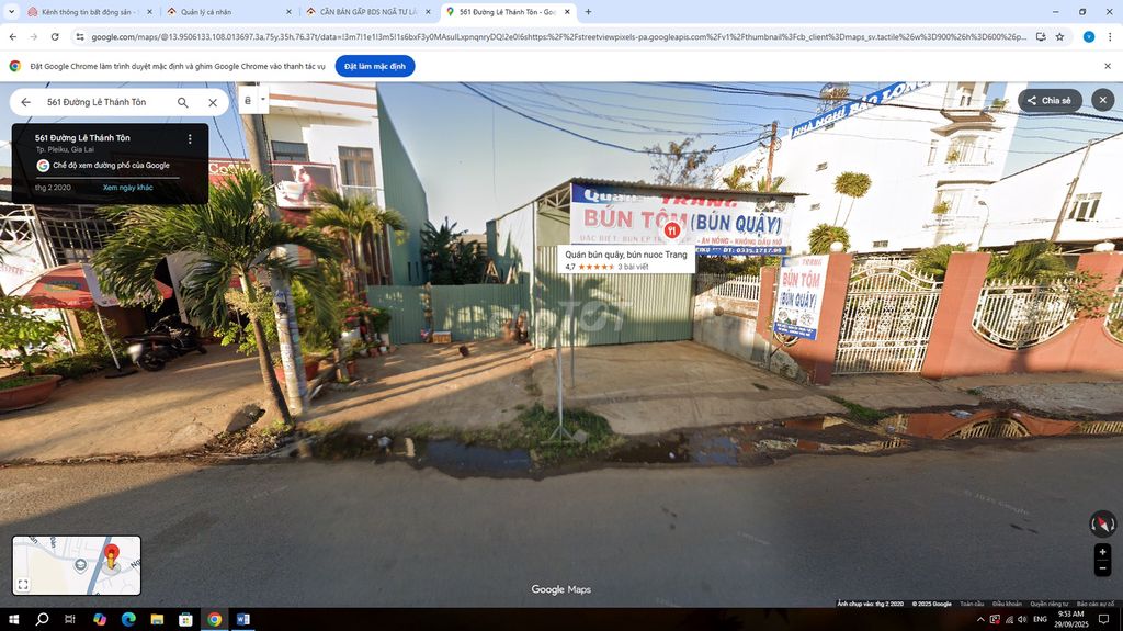 Đất mặt tiền Lê Thánh Tôn, Phường Trà Bá, 164m² giá 5 tỷ - Cơ hội đầu tư tuyệt vời!