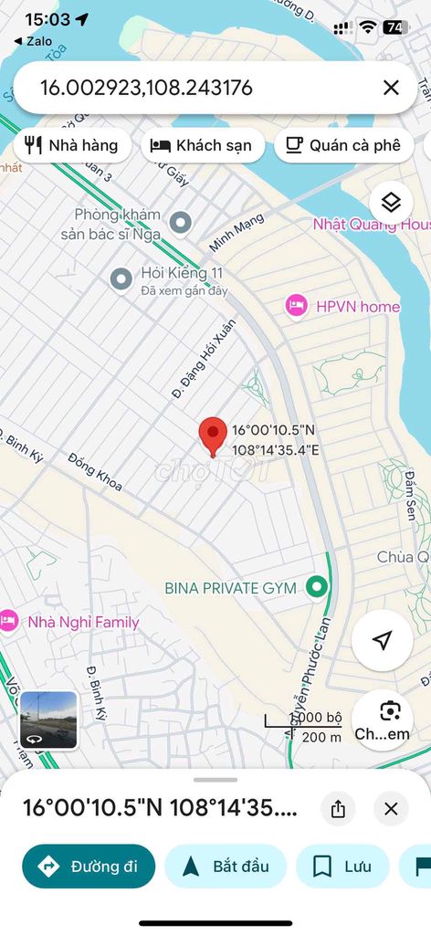 Đất nền Hòa Xuân 108m² giá 5.7 tỷ - Chính chủ bán gấp!