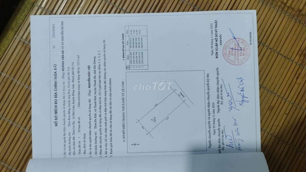 Nhà ở Hưng Chính, Đông Anh 323m² giá 1.945 tỷ - Lô đất cực đẹp bên Vin Home Cổ Loa!