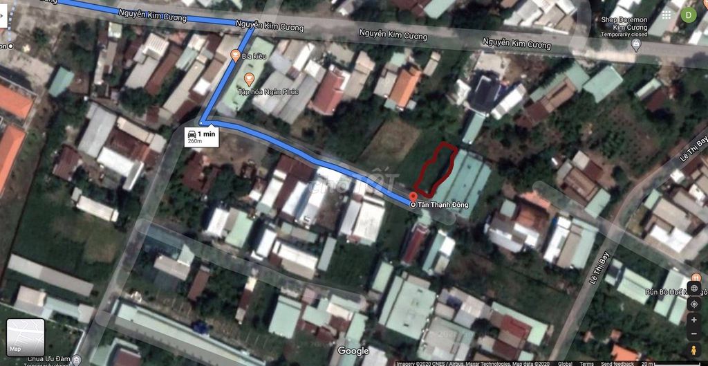 Bán đất thổ cư Tân Thạnh Đông 190m² giá 2.4 tỷ - Ô tô vào tận nơi!