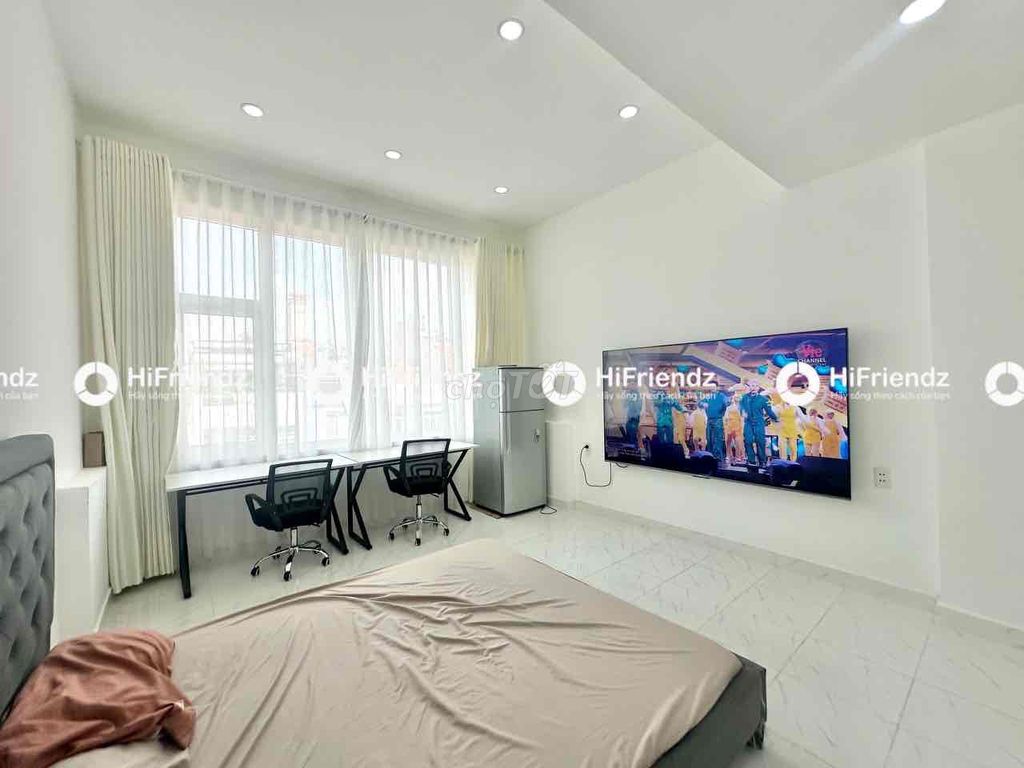 Căn hộ dịch vụ 2 phòng ngủ Tân Định, Quận 1 giá 12 triệu - Nội thất đầy đủ, tiện nghi