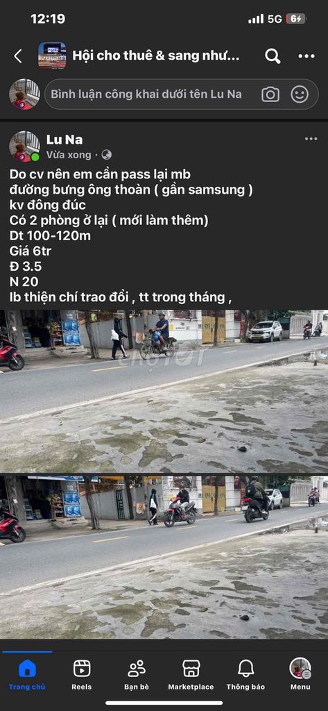 Cho thuê văn phòng Bưng Ông Thoàn 120m² giá 6 triệu - Khu vực đông đúc, thuận lợi kinh doanh!