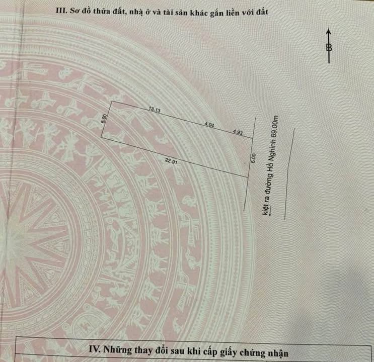 Lô đất Kiệt 20 Hồ Nghinh, Sơn Trà 136m² giá 14 tỷ - Tiềm năng đầu tư lớn!