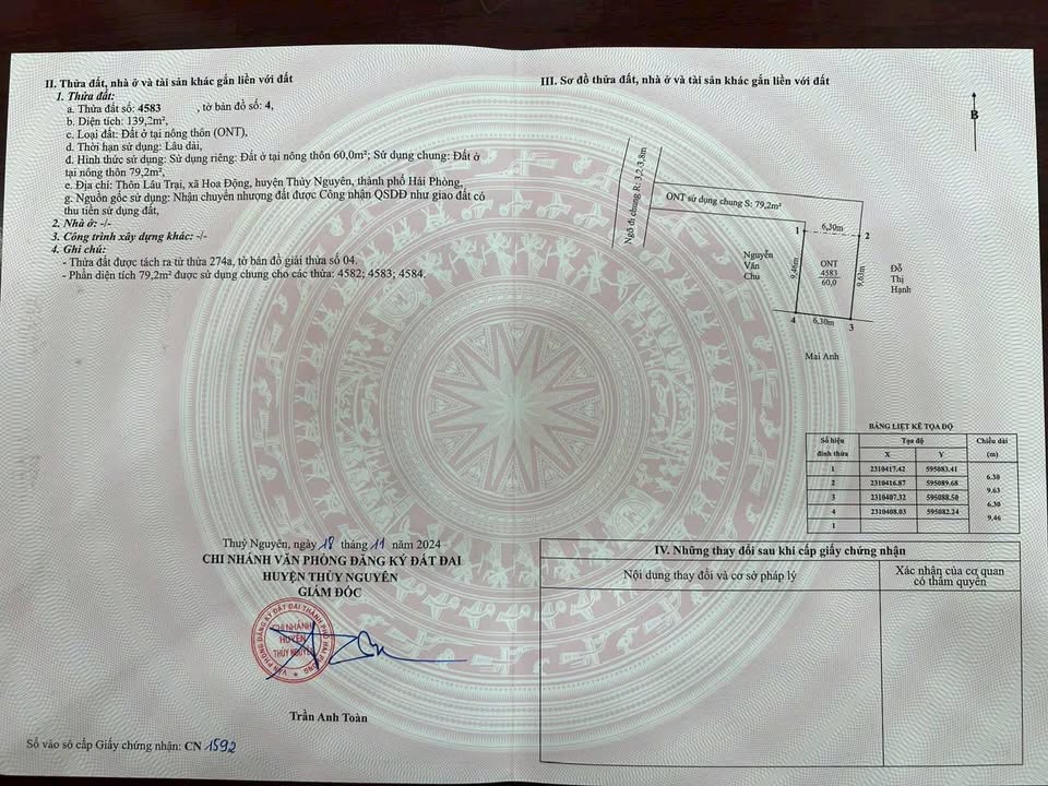 Nhà 2 tầng Lâu Trại - Hoa Động 60m² giá 3 tỷ - Thiết kế hiện đại, ô tô vào tận đất!