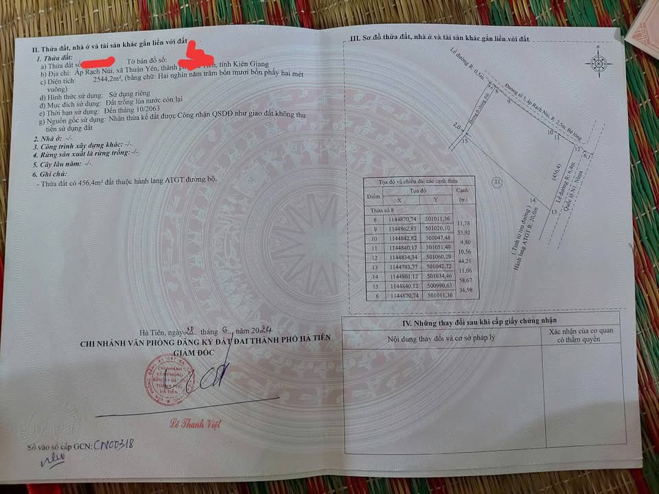 Đất nền Quốc lộ N1, Hà Tiên 7000m² - Cơ hội đầu tư sinh lời!