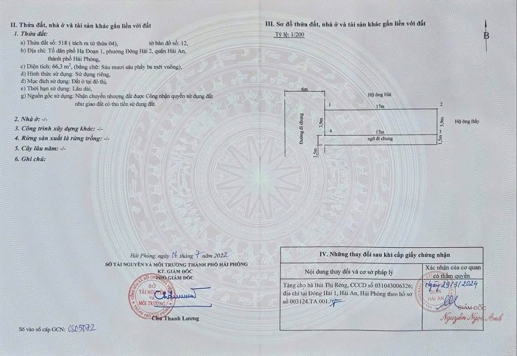 Đất nền lô góc 2 mặt tiền Ngõ 146 Kiều Hạ, Hải An 66.3m² - Khu vực kinh doanh sầm uất!