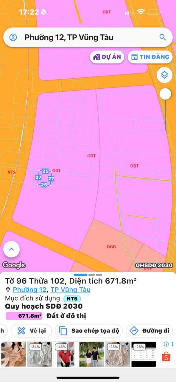 Đất nền Vũng Tàu 672m² - Pháp lý sổ riêng, giá chỉ 3.2 tỷ!
