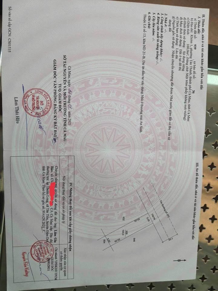 Đất nền KĐT Happy Home Cà Mau 100m² giá chỉ 1.2 tỷ - Sổ đỏ chính chủ