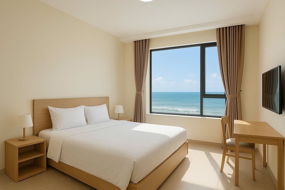 Tòa căn hộ 4 tầng mặt tiền biển Nguyễn Tất Thành 125m² giá 500-600 triệu - Dòng tiền ổn định!