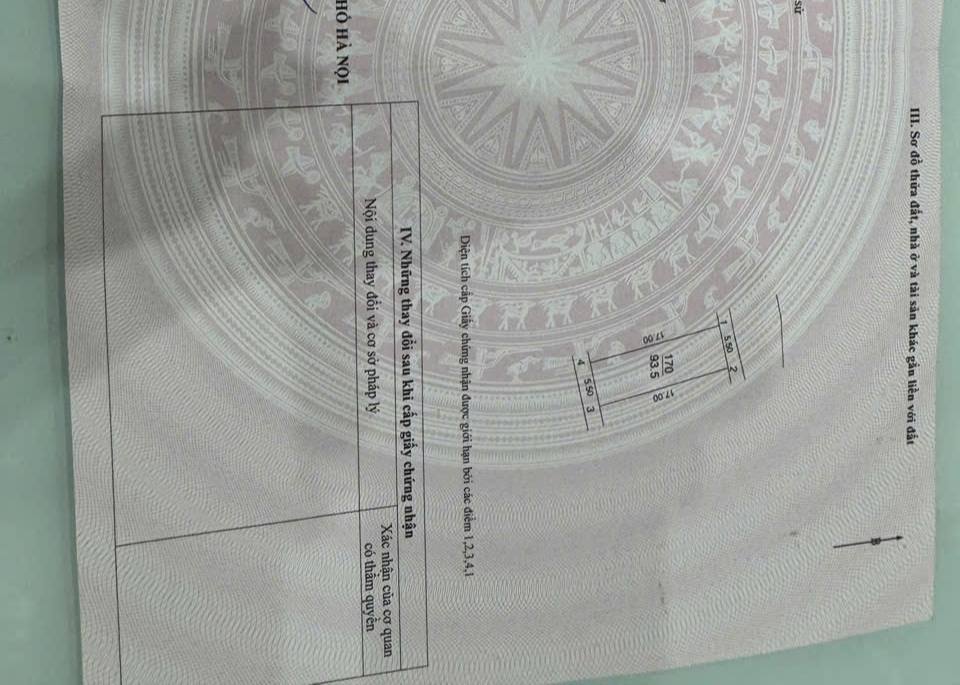 Đất đấu giá Nguyên Khê, Đông Anh 93,5m² giá chỉ 8 tỷ - Cơ hội đầu tư tuyệt vời!