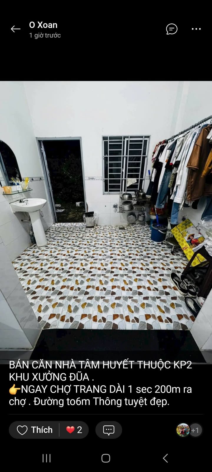 Nhà riêng Trảng Dài, Biên Hòa 230m² giá 2.39 tỷ - Gần chợ tiện lợi!