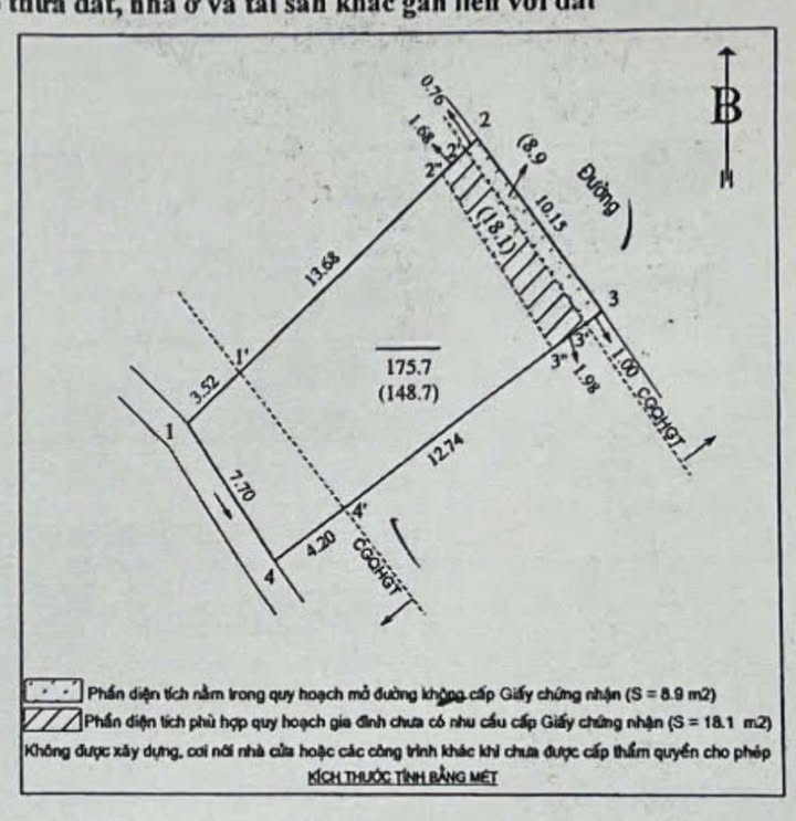 Đất Trường Thi Vinh 150m² giá 7 tỷ - Hướng Tây tứ mệnh, đường nhựa 7m!