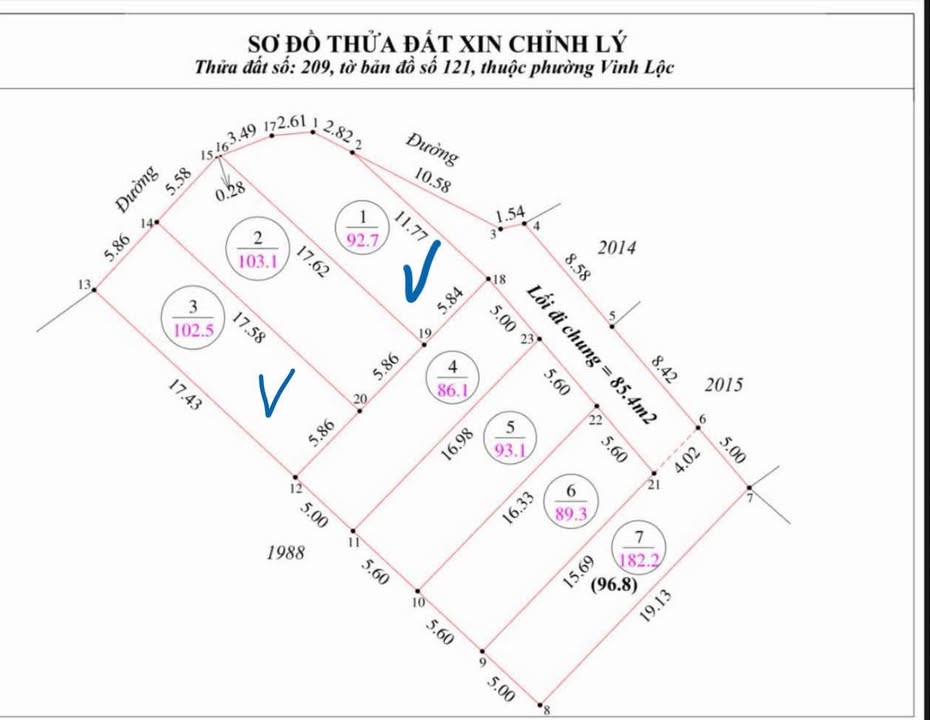 Đất nền Phúc Thọ, Vinh 92.7m² giá 1.25 tỷ - Cơ hội đầu tư tuyệt vời!