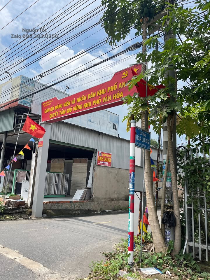 Đất thổ cư Hòa Lợi 120m² giá 1.3 tỷ - Đường nhựa rộng rãi, tiện ích đầy đủ!