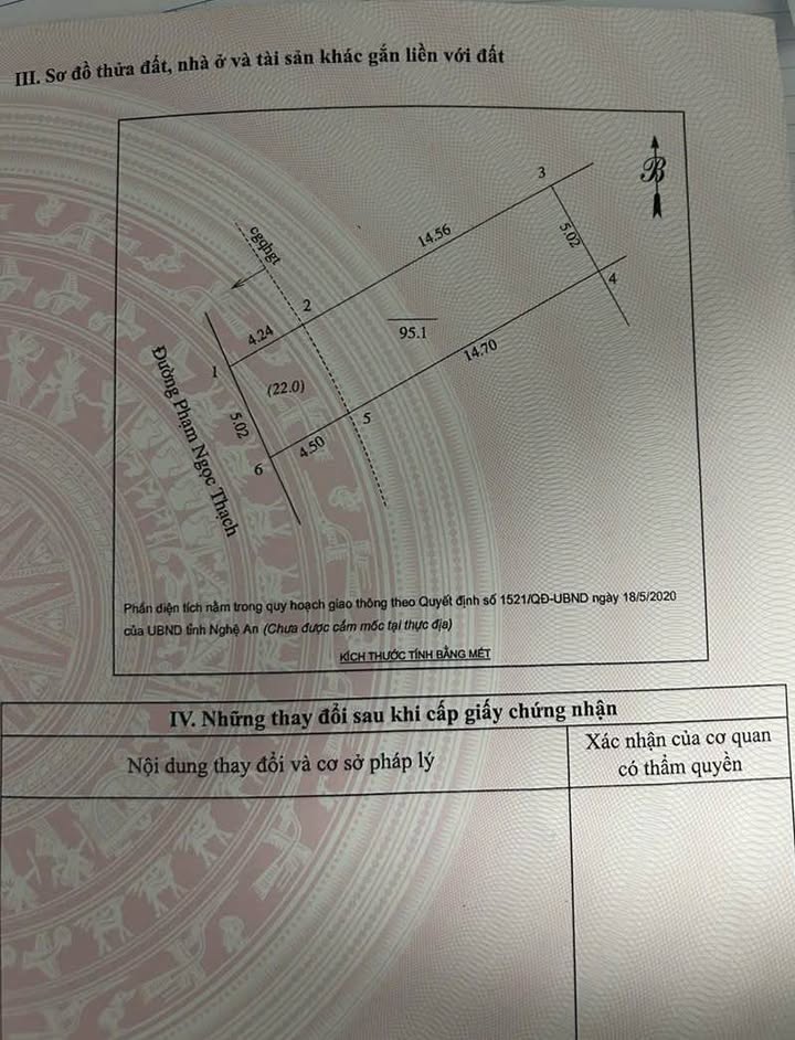 Đất Hưng Dũng đường Phạm Ngọc Thạch 95m² giá 4.82 tỷ - Đầu tư tiềm năng!